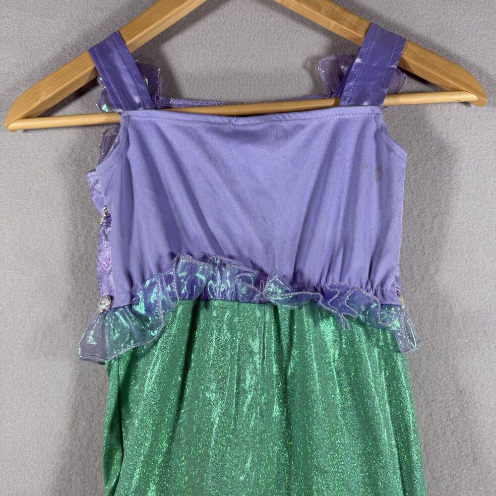 Disney Princess Ariel Little Mermaid Girls Costume Dress Size 3T-4T Halloween - Picture 5 of 9